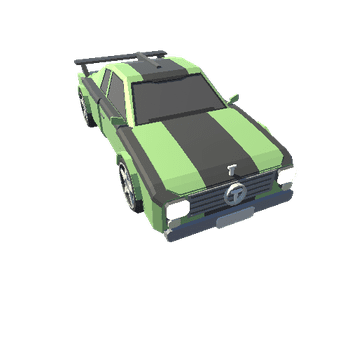 Rally Car 1 Green